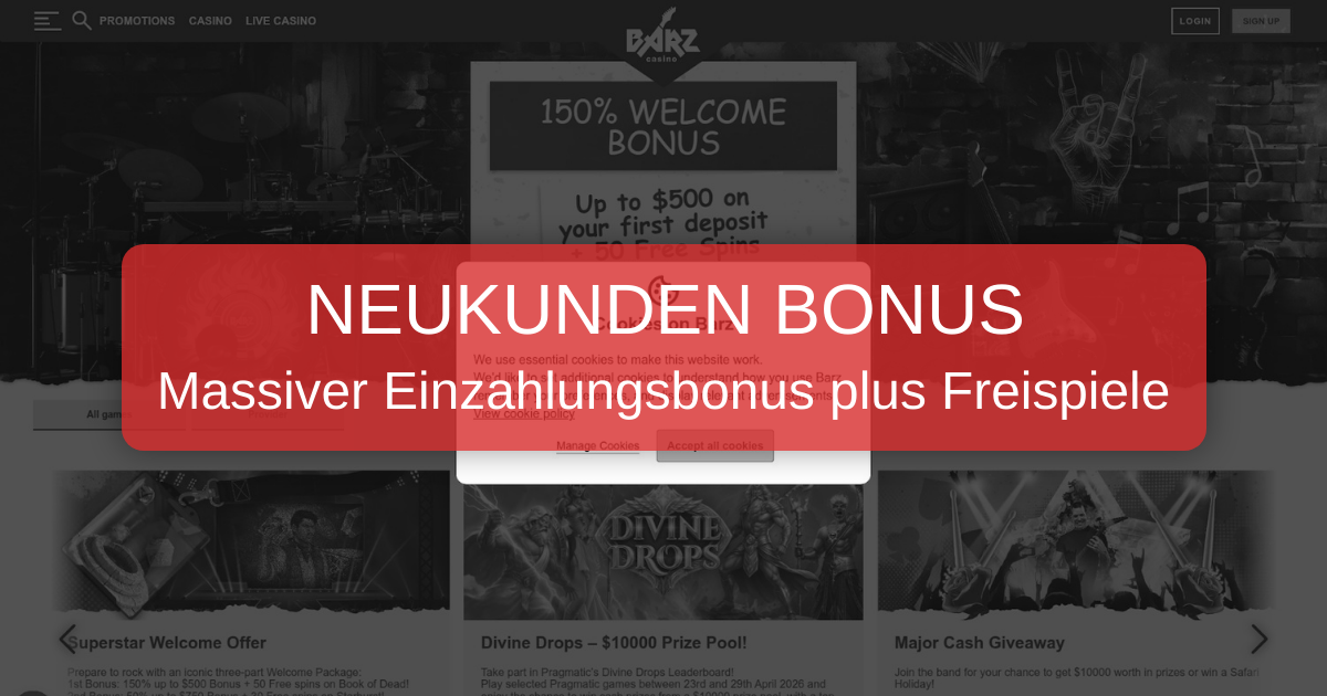Barz Casino Österreich - Spielen Sie Online